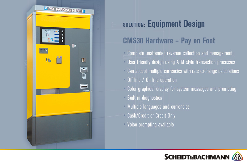 Schedit & Bachmann presentation equipment screen